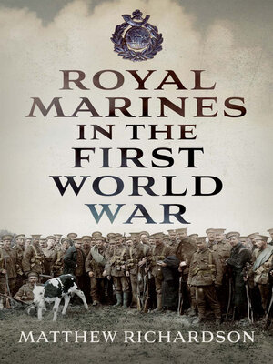 cover image of Royal Marines in the First World War